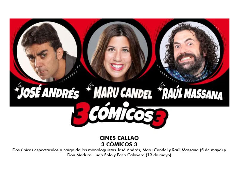 3 cómicos 3